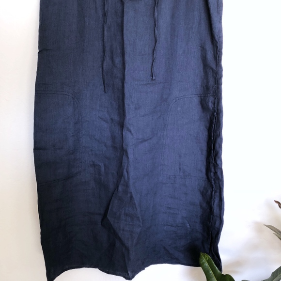 Adrienne Vittadini NAVY Linen Dress - Picture 4 of 6